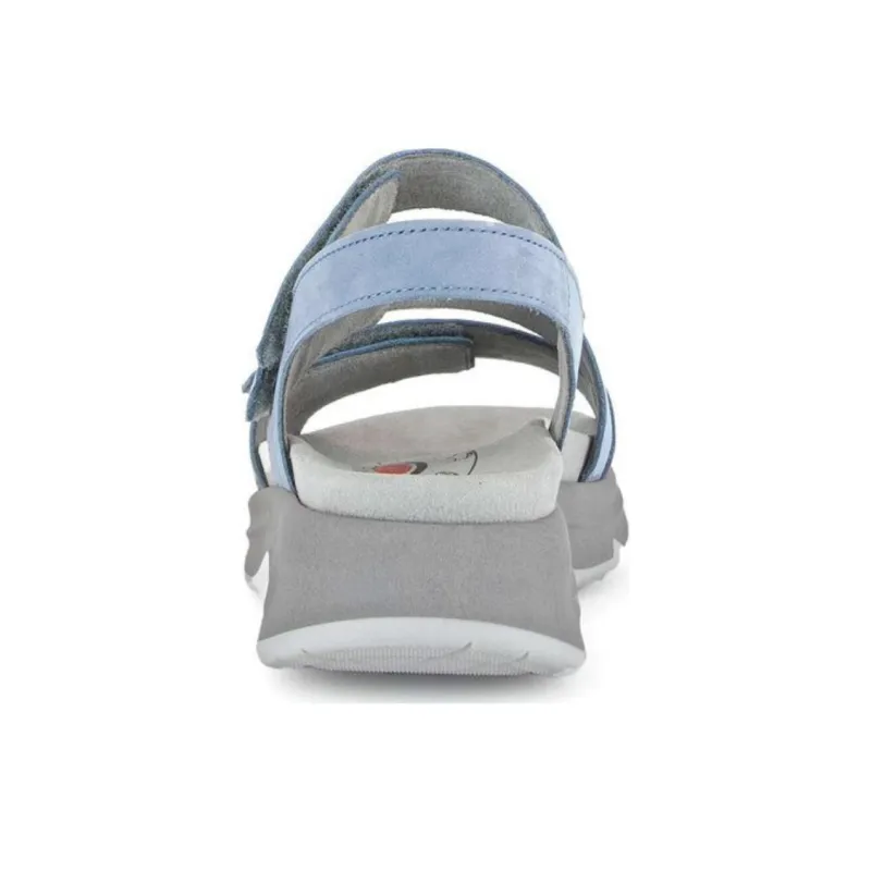 Gabor Rollingsoft Beach Sandals Unisex Blue-4