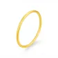 Traditional Style Plain Band Bangle[Gold]