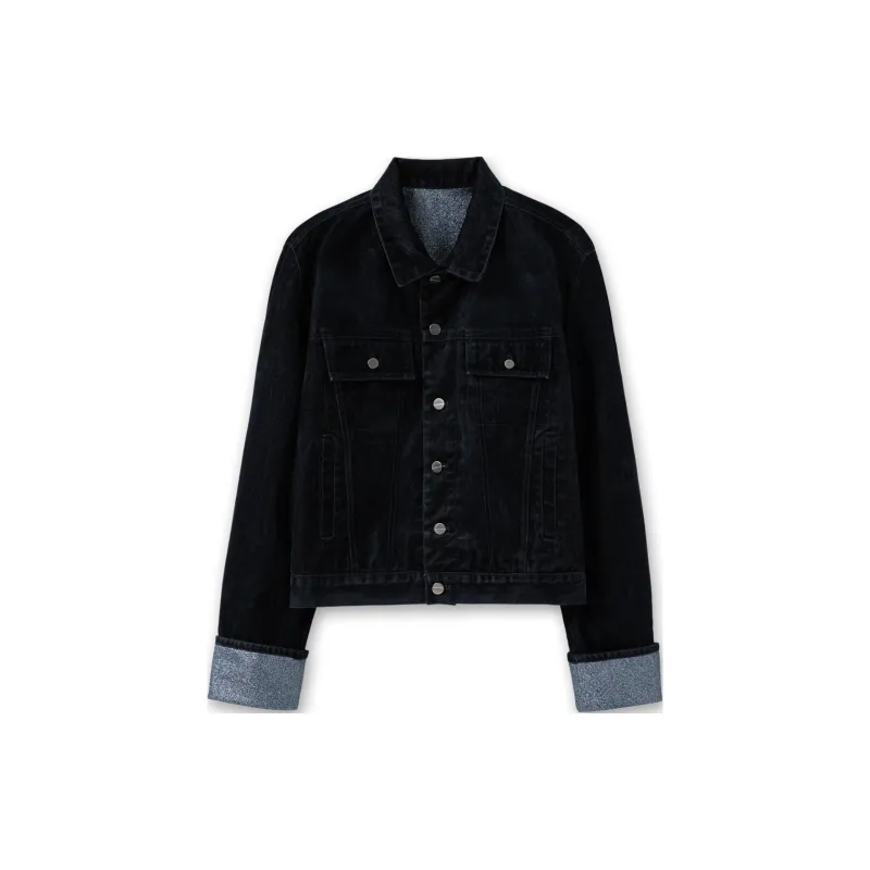 WOOYOUNGMI Glitter detailed Cropped Jacket-0