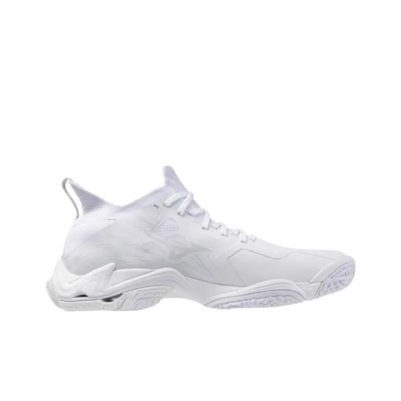 Mizuno WAVE LIGHTNING NEO 3 Low-Top Training Shoes Unisex White-1