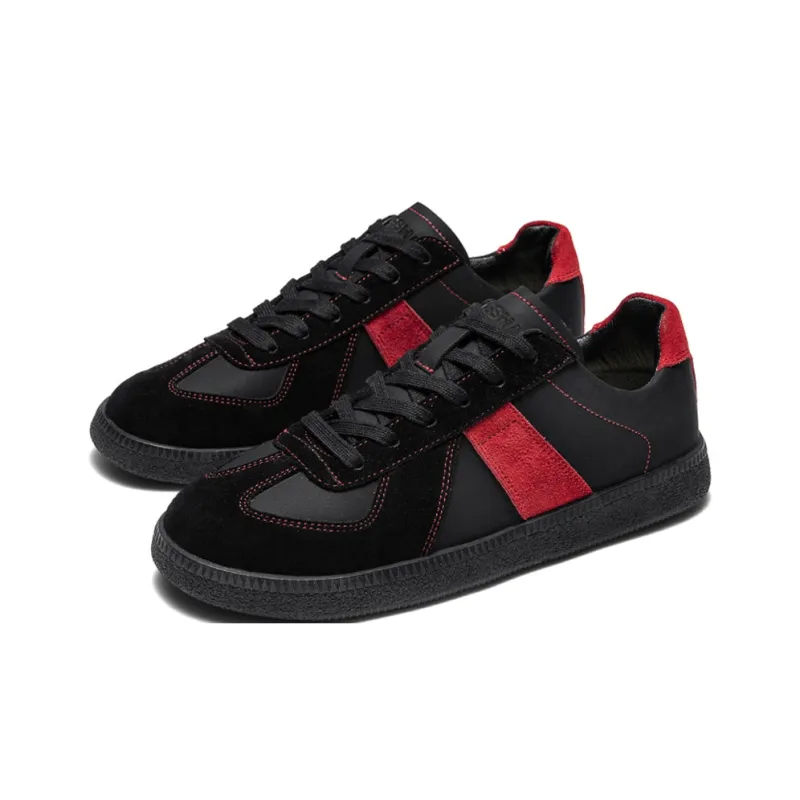 Lanza LANGSHA Cloud Collection Classic German Army Trainers Low Top Skateboard Shoes Unisex-6