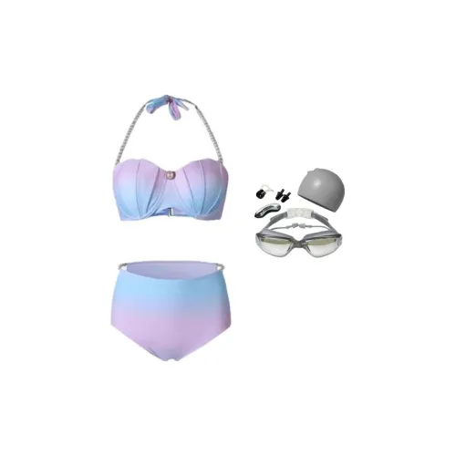 Yalu Preferred Swimming Sets Polyester Womens Purple