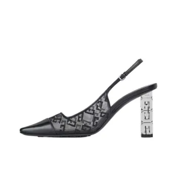 Givenchy G Cube Block Heel High Heels 8.38cm Women's Black
