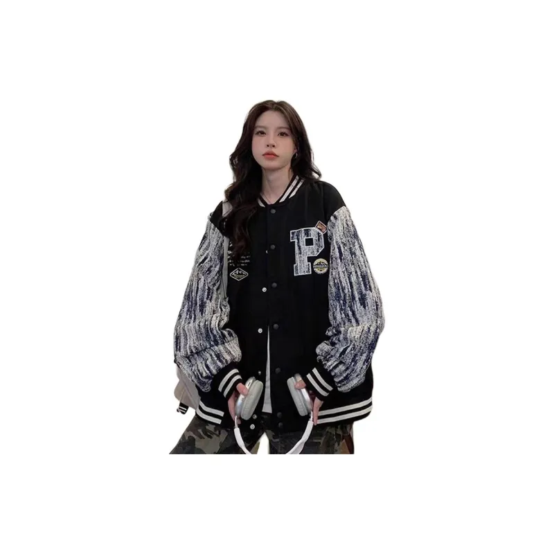 SOCKKEY Baseball Jacket Unisex Ecru-5