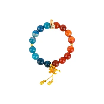 Bubble Scallops Agate Jade Bracelets Unisex