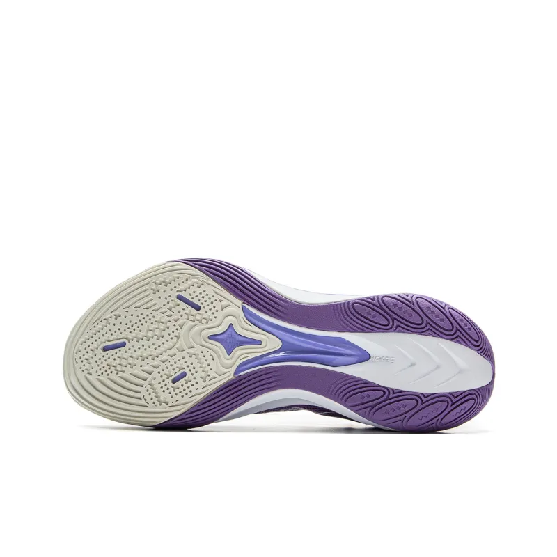 LiNing Cushioned Slip Resistant Abrasion Resistant Low Top Basketball Shoes Men's Mineral Purple-6