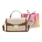 White & Brown without Charm-Shopping Bag
