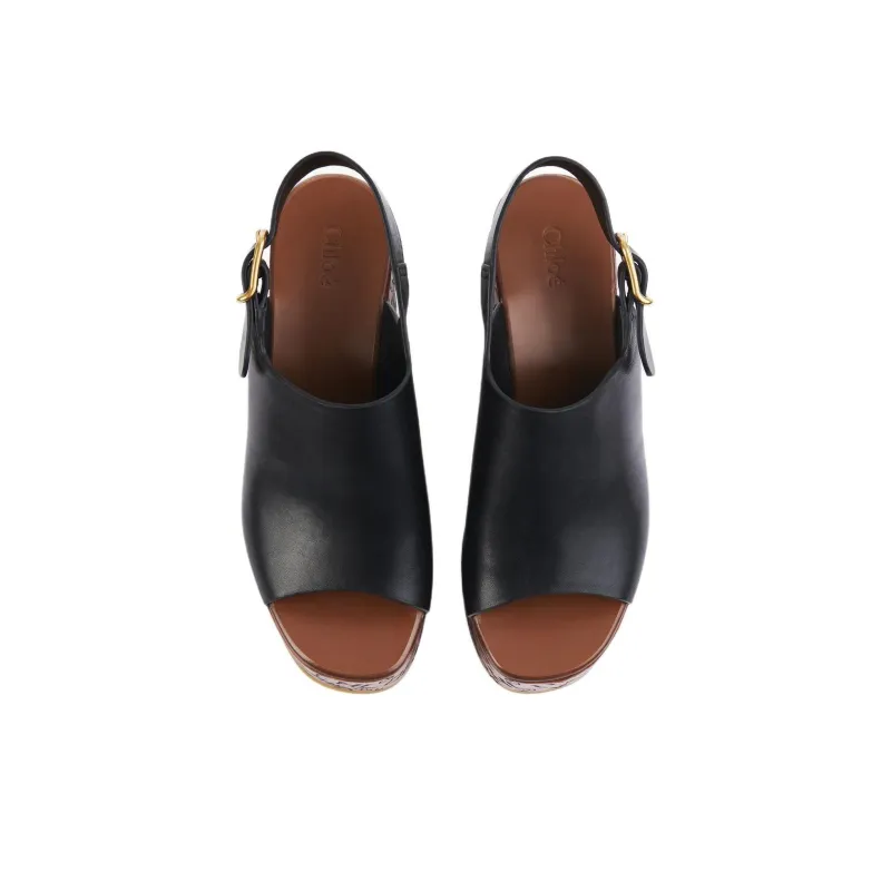 Chloé Maxime Wedge Sandals Women's-3