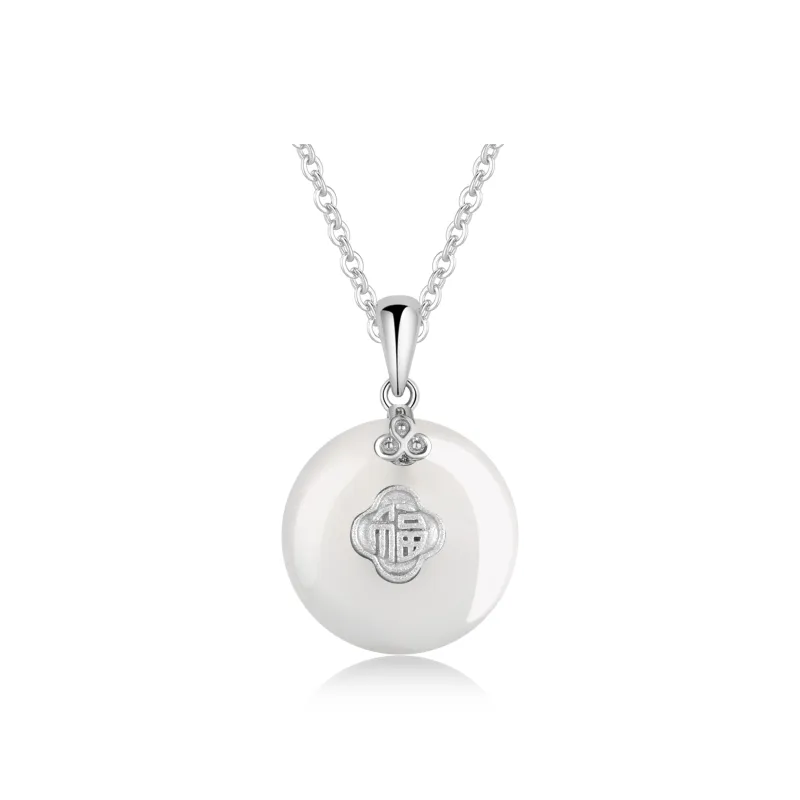 Di Su Xing Chalcedony Necklaces Women's-0