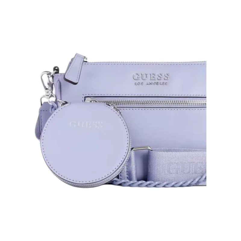 GUESS Artificial Leather Shoulder Bag Mini Women's Purple-3