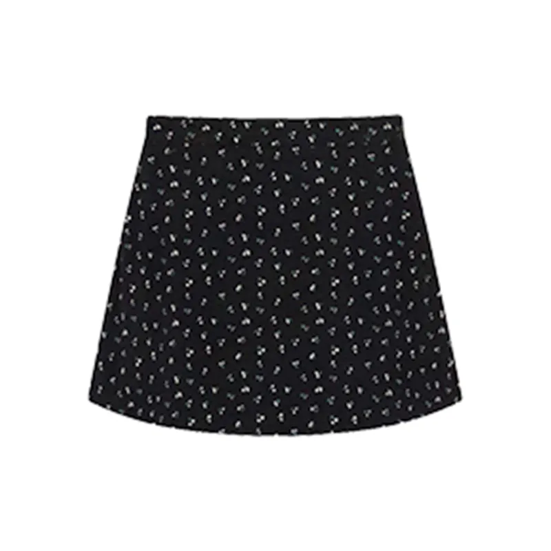 FLIM Casual Short Skirts Women's Black-1