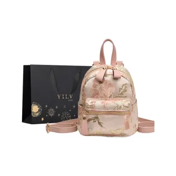Yi Brigade PU Backpack Regular Women's Pink/White