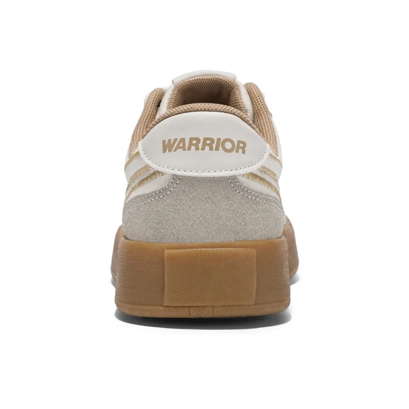 Warrior Breathable Lightweight And Wear-Resistant Low-Top Canvas Shoes Men's Beige Gray Brown-5