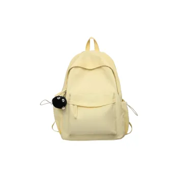 LUVISTRUE Nylon Backpacks Regular Unisex Yellow Black/Blue Pink/Red