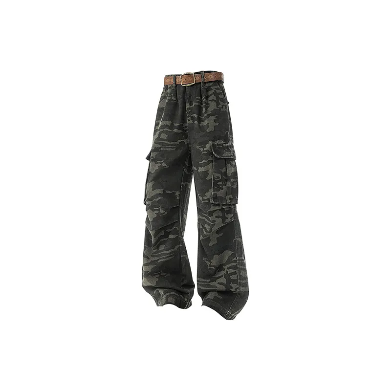 WKOOG Jeans Unisex Camouflage-1