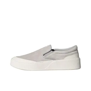 Adidas Labcourt Anti Slip Wear Resistant Low Top Skateboard Shoes Unisex Gray