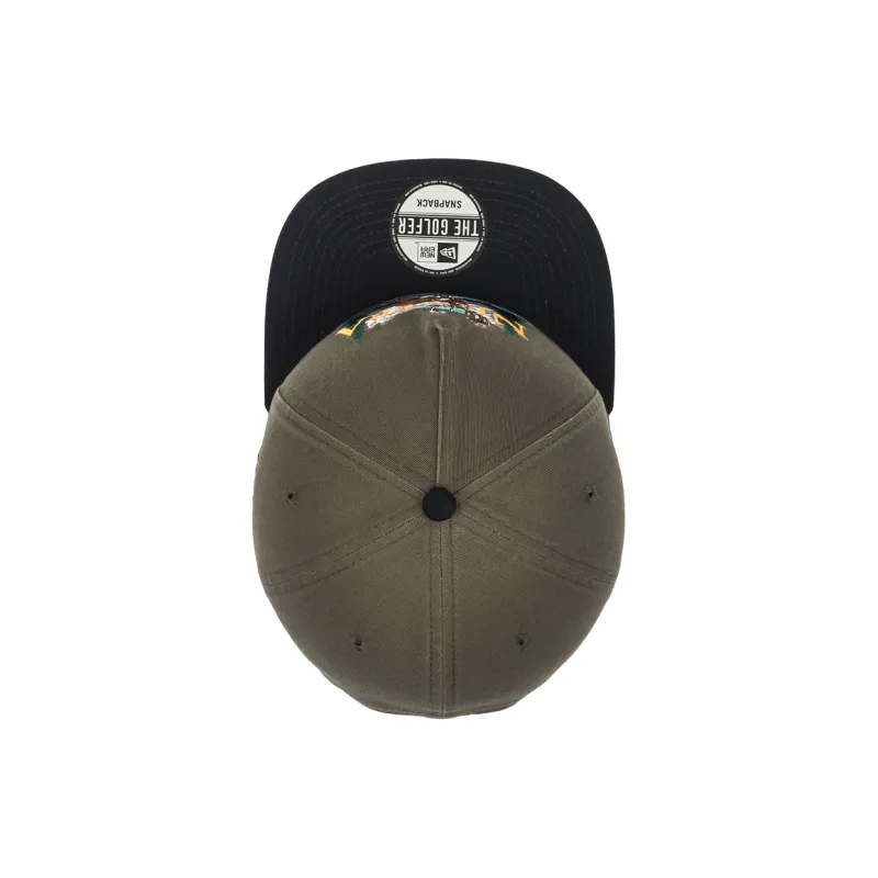 New Era Cotton Baseball Caps Unisex Olive Green-4