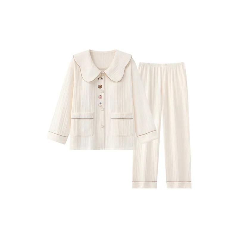 Sleeping Beauty Pajama Set Women's Ivory-0