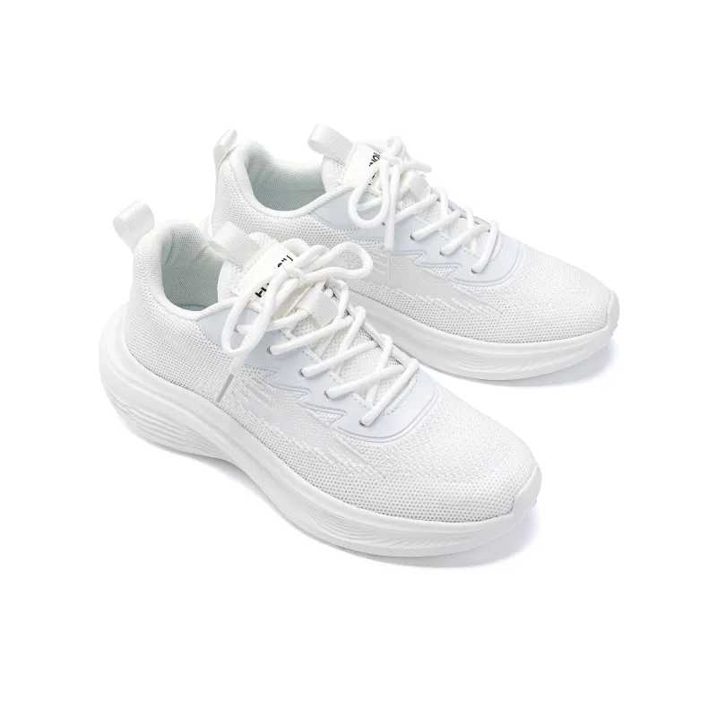 HUANQIU Breathable Lightweight Height Increasing Low Top Casual Long Distance Running Sprint Running Shoes Women's-3