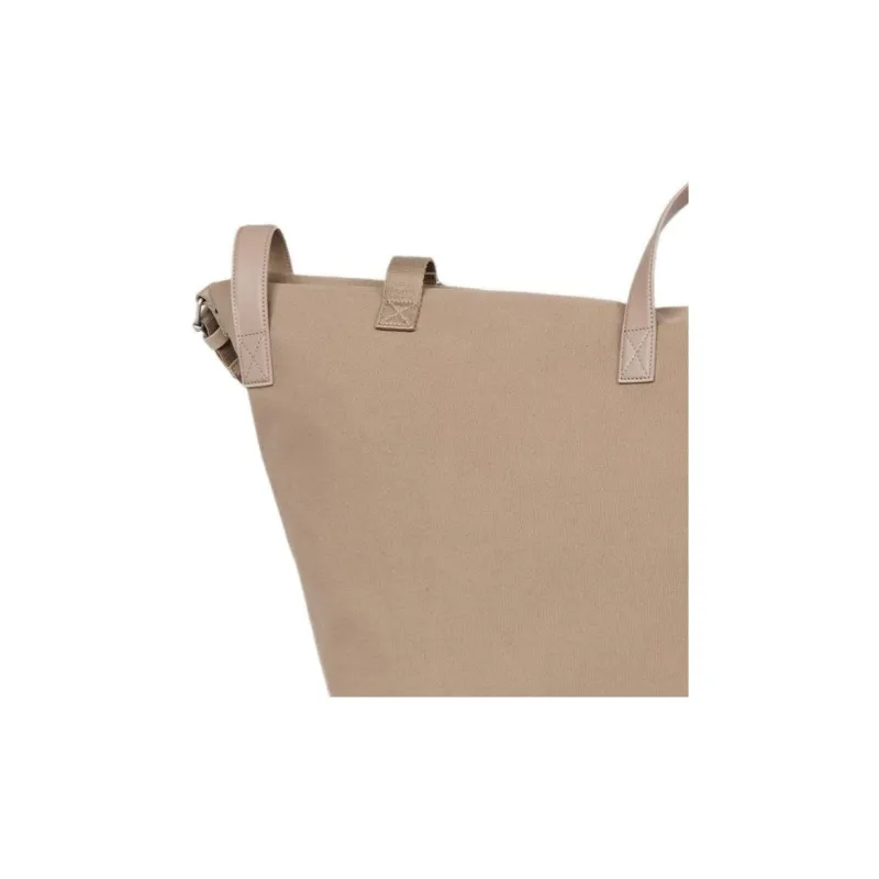 Jacquemus Cotton Canvas Tote Bag, Shopping Bag, Luggage Bag, Shoulder Bag, Crossbody Bag, Handbag Women's Dark Beige-3