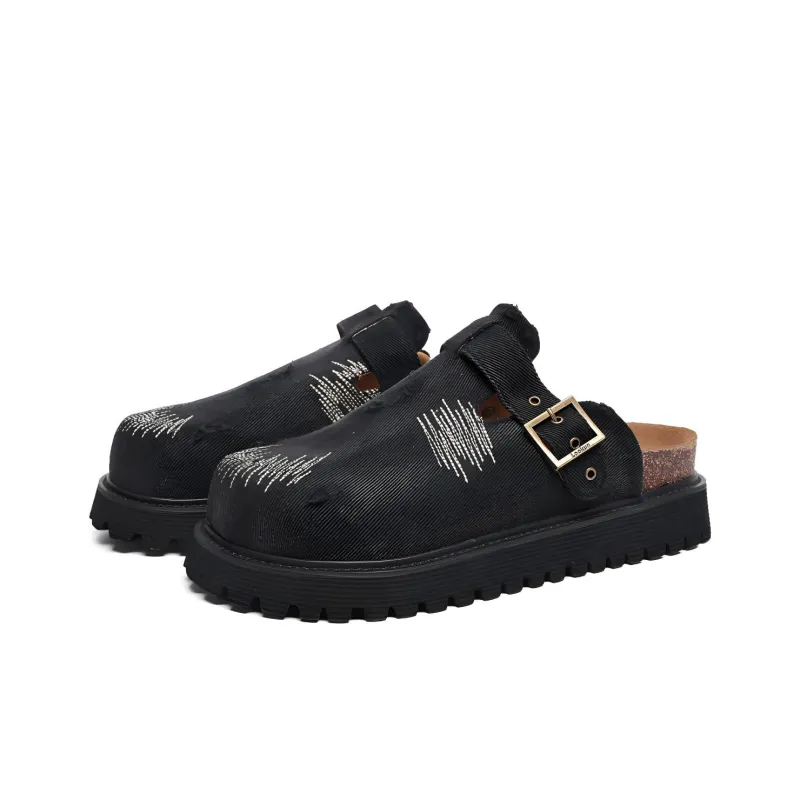 BARDILEV Abrasion Resistant Closed Toe Slippers Unisex-2
