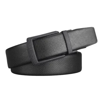 Yamaichi Maru Double Layered Coated Cow Leather Leather Belts Men's 3.5 Cm