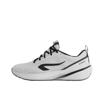 DECATHLON Cushion 500 Cushioning Low Top Running Shoes Men's Snow Carbon Gray