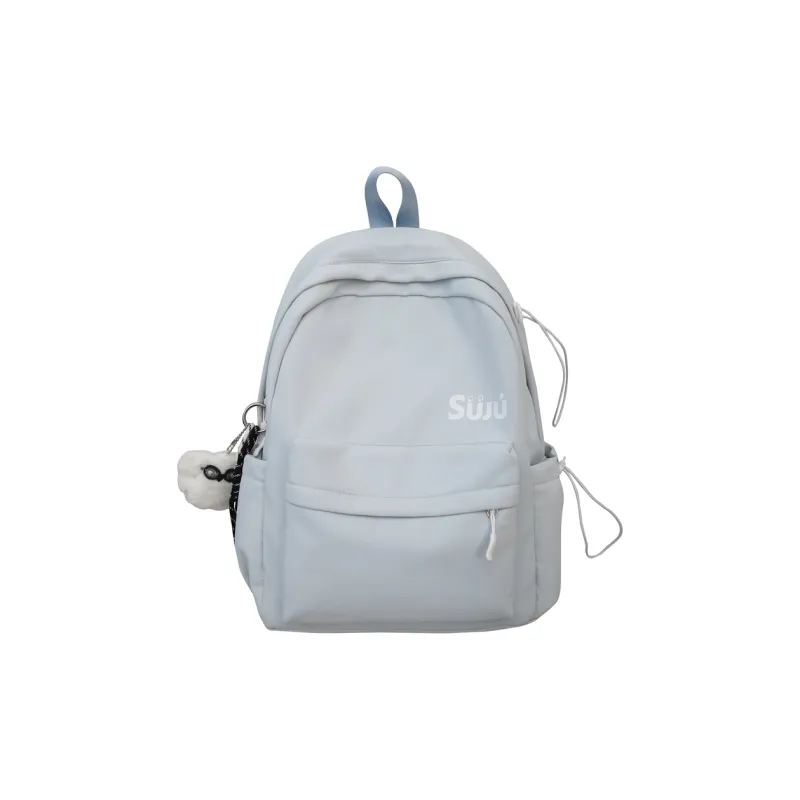 KAMLUI Nylon Backpack Women's Ecru/Black/Burgundy/Light Yellow/Light Brown/Light Blue-33