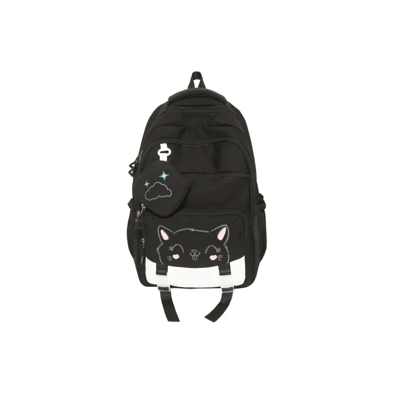 Yalu Nylon Backpack Unisex Multicolor-0
