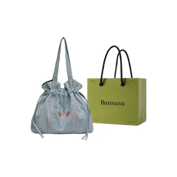 Bansusu Denim Shoulder Bag Regular Women's Light Blue/Dark Blue