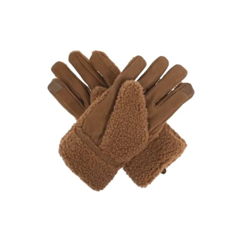 UGG UGGfluff Logo Patch Gloves-3