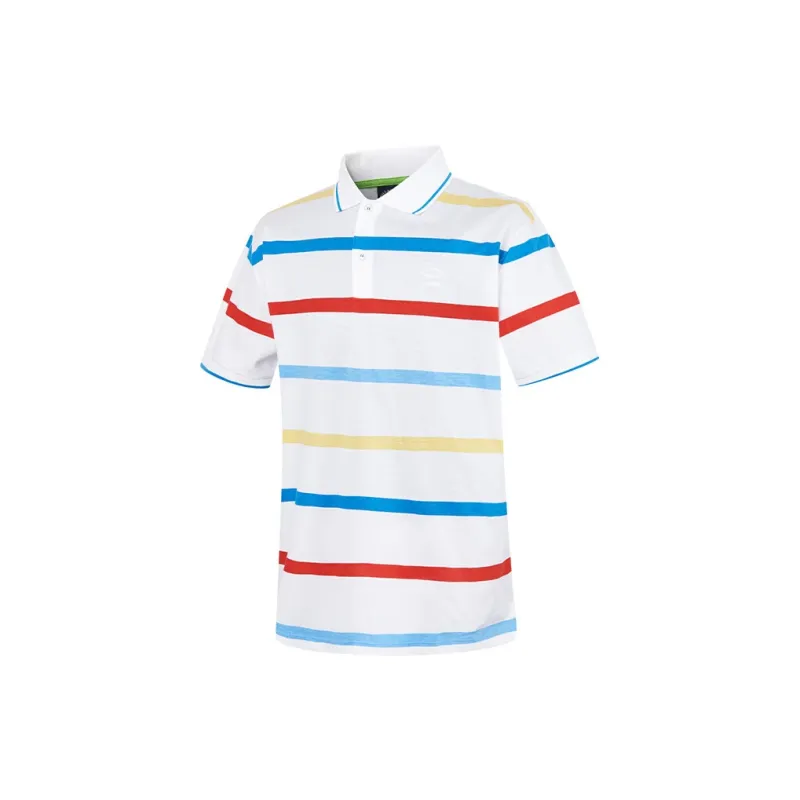 Paul & Shark Yachting Polo Shirt Men's White Base Blue Red-1
