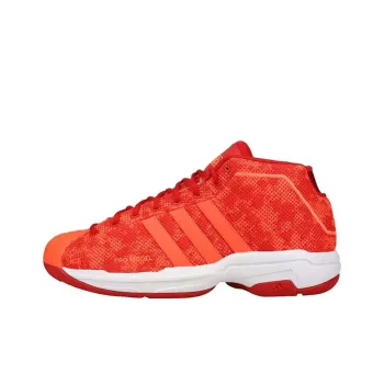 Adidas PRO Model 2G Anti-Slip Wear-Resistant Low-Top Basketball Shoes Men's Red Orange