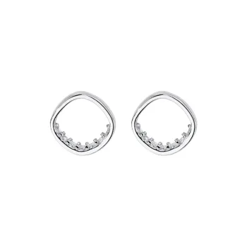 Zoo Jewel S925 Silver Stud Earrings Women's