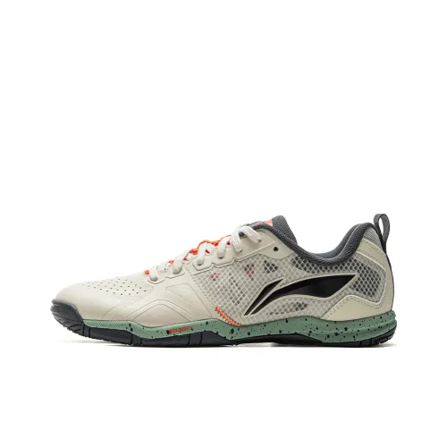 LiNing Hawkeye 2.0 PRO Cushioned Slip Resistant Abrasion Resistant Low Top Training Shoes Unisex Beige Black