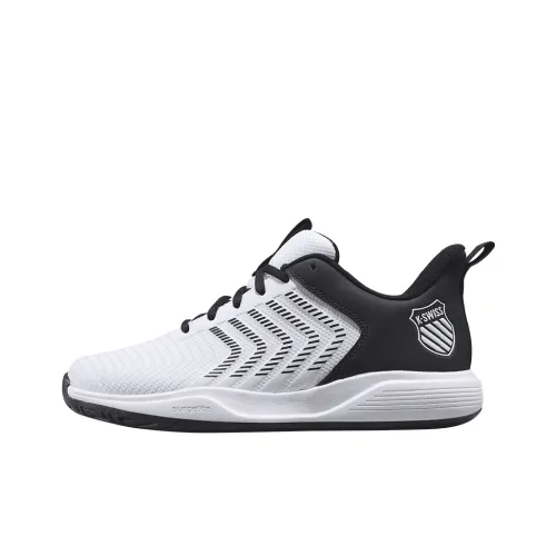 KSWISS Low Top Tennis Shoes Men's White Black
