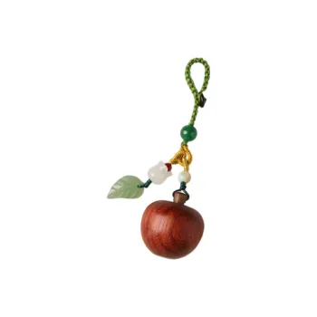Red All Year Round Sandalwood Pendants Unisex