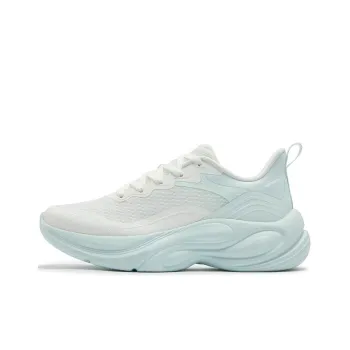 361° Spirit Fox 2.0 Anti Slip And Wear Resistant Breathable Low Top Sprint Running Shoes Women's White Blue