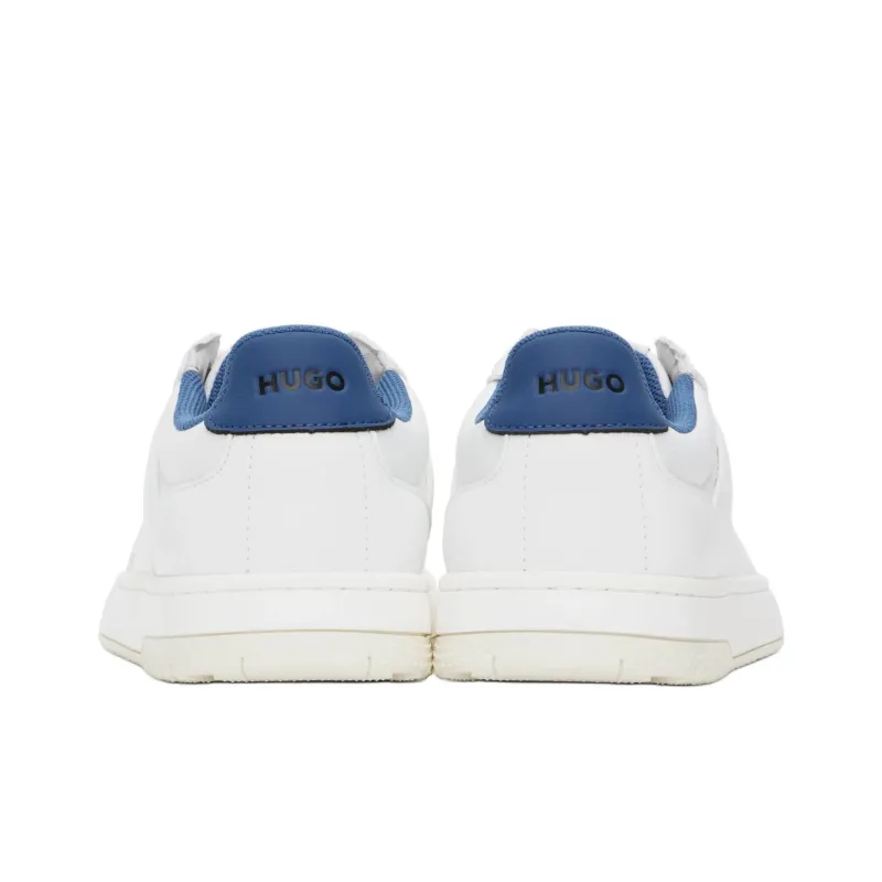 HUGO BOSS Low Top Skateboard Shoes Men's White-3