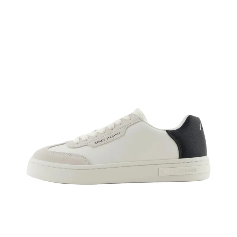 ARMANI EXCHANGEAE Low Top Skateboard Shoes Women's White-0