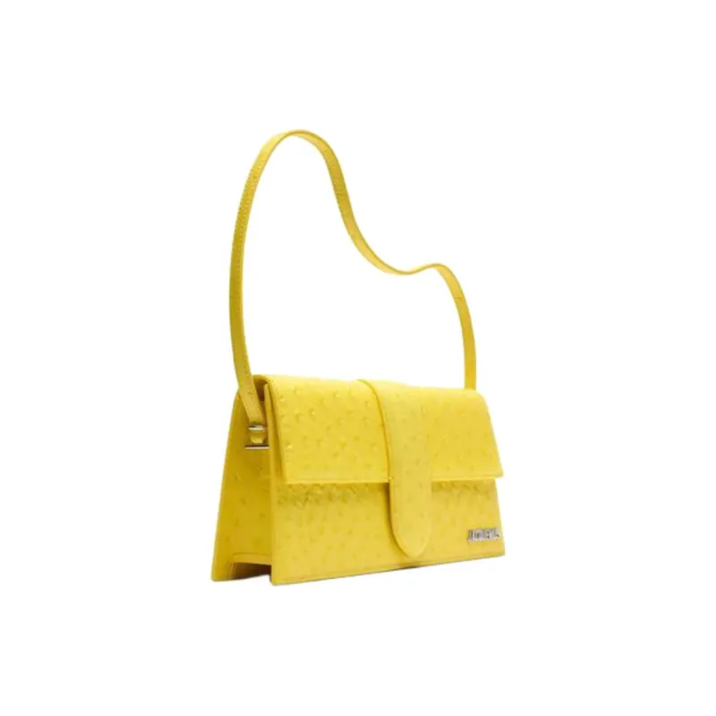 Jacquemus Cotton Shoulder Bag Women's Yellow-1