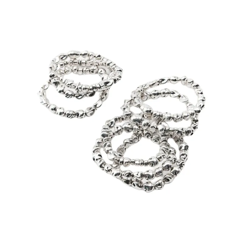 ZARA Plastic Bracelets Women's Silver-1