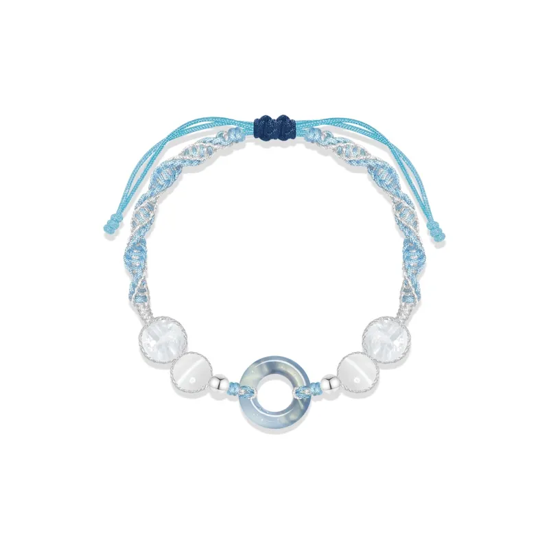 Cuz Strange Intention Glass Cat Eye Bracelets Unisex-2