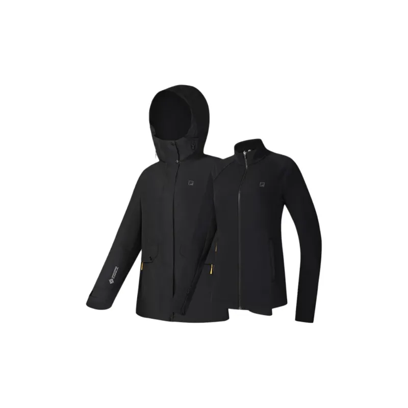 FILA EXPLORER Jackets Coats Women's Pitch Black-2