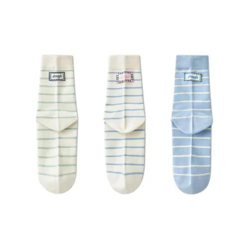Temooues Mid Calf Socks Women's Combo Set