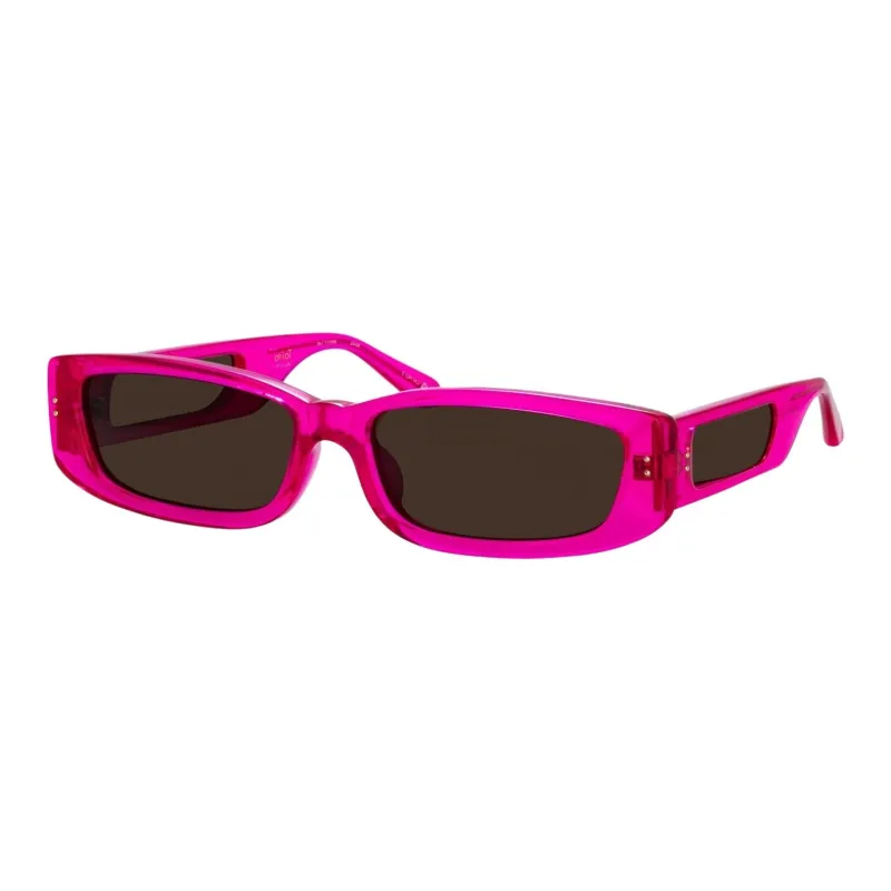 Linda Farrow Talita Rectangle frame Sunglasses-0