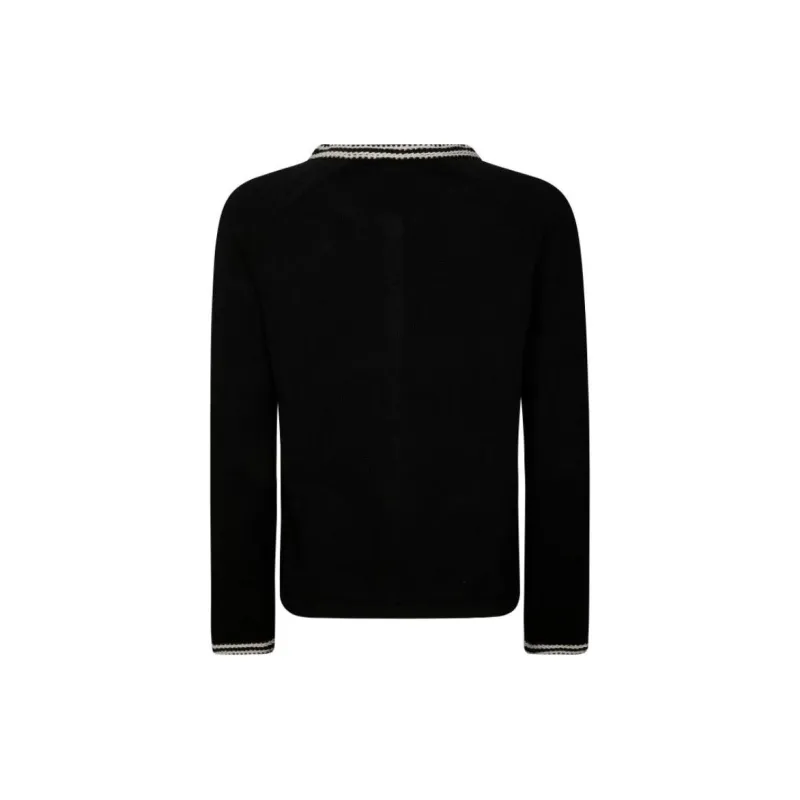 'S MAX MARA Zenobia Contrast Trim Knitted Cardigan-1