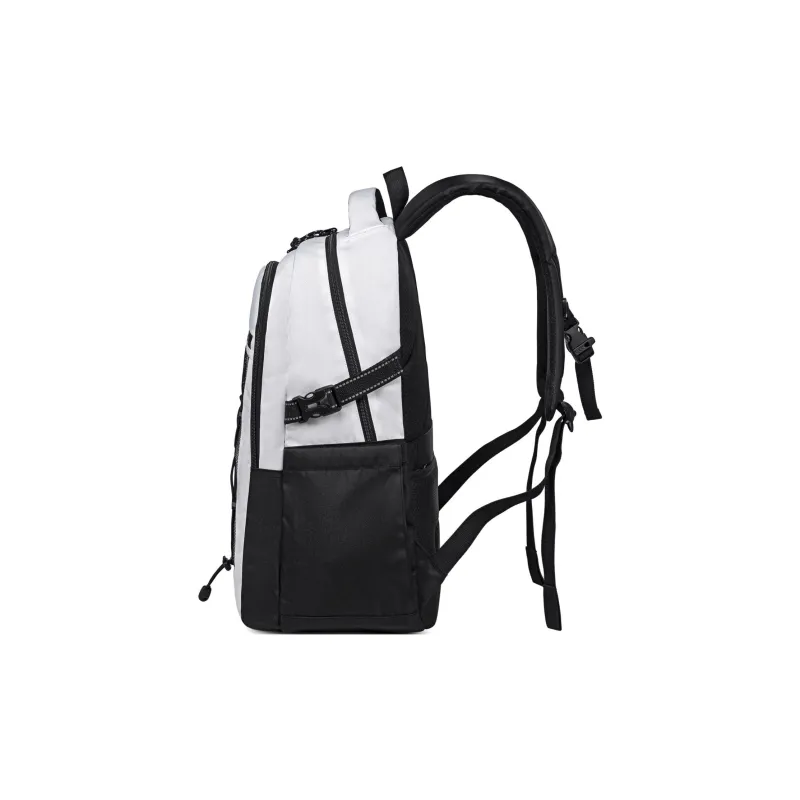 Victorian Traveler Polyester Laptop Backpack Regular Unisex White & Black-4