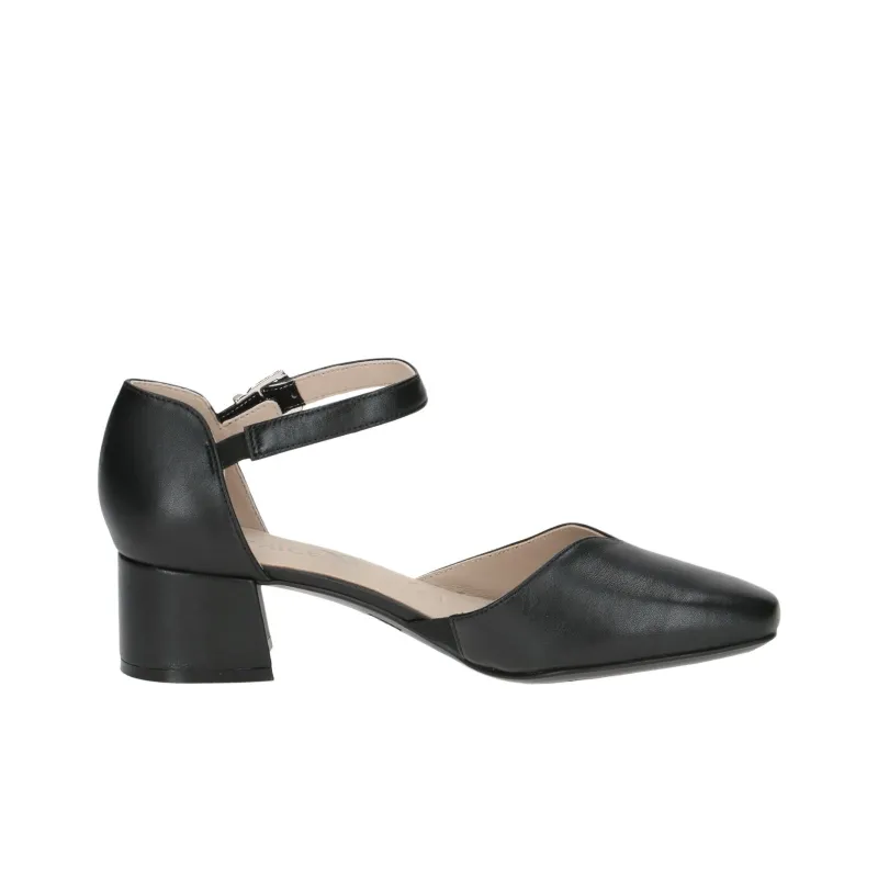 CAPRICE Nina Chunky Heel High Heels 4.6cm Women's Black-1