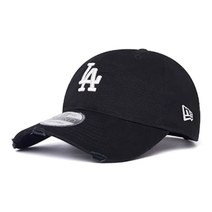 New Era Cotton Polyester Baseball Caps Unisex Black-0